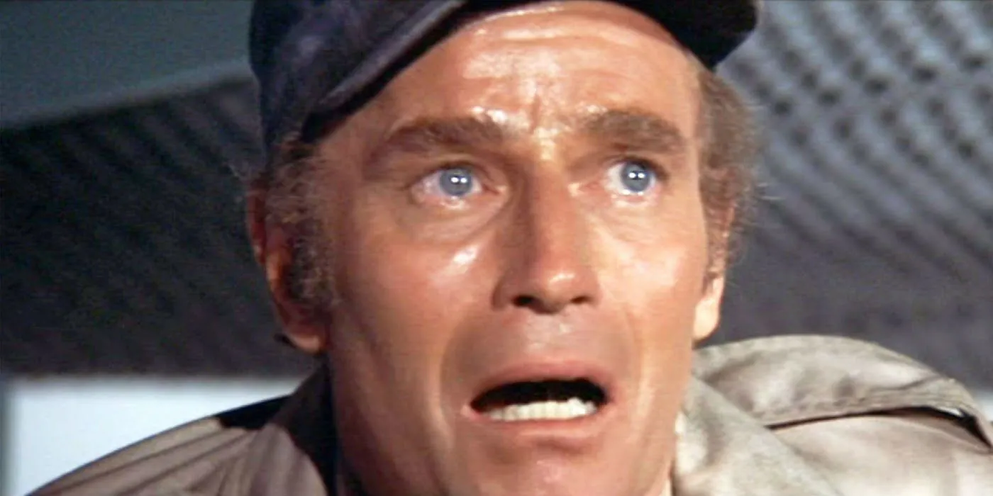 Detective Thorn discovers the terrible secret of Soylent Green. Detective Thorn discovers the terrible secret of Soylent Green.