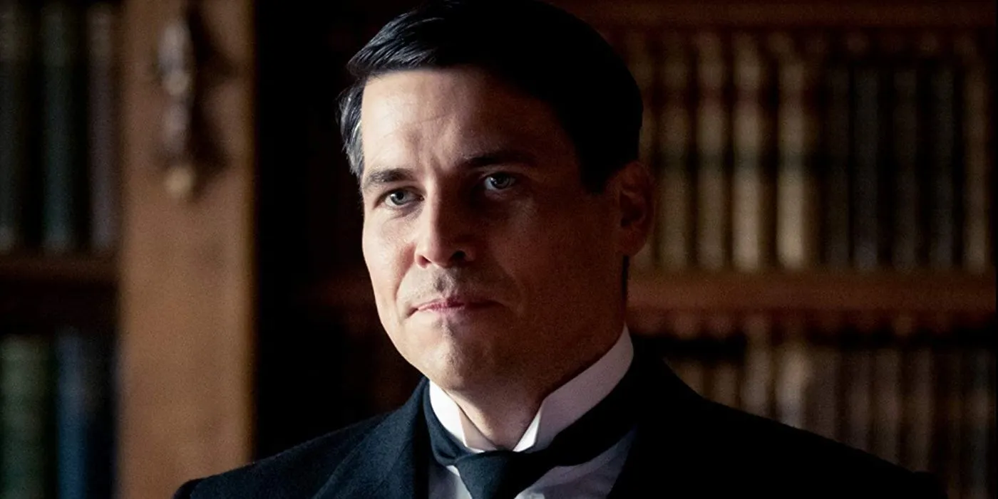 Barrow contemplates in a scene from Downton Abbey Barrow contemplates in a scene from Downton Abbey