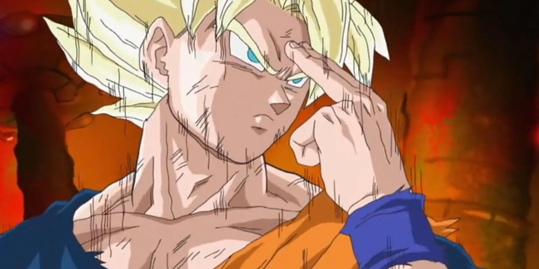 Goku using Instant Transmission Goku using Instant Transmission