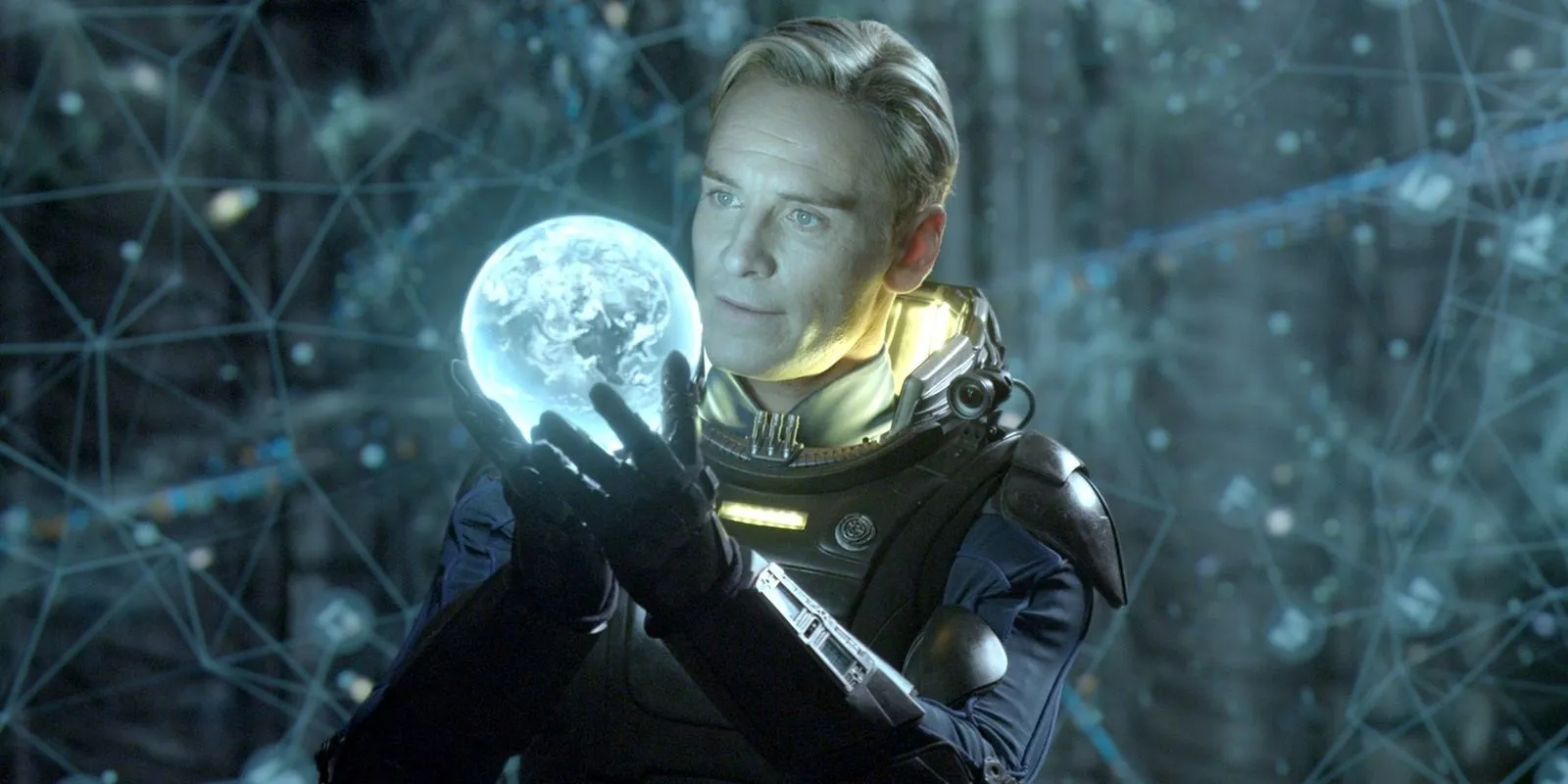 David Holding a Globe
