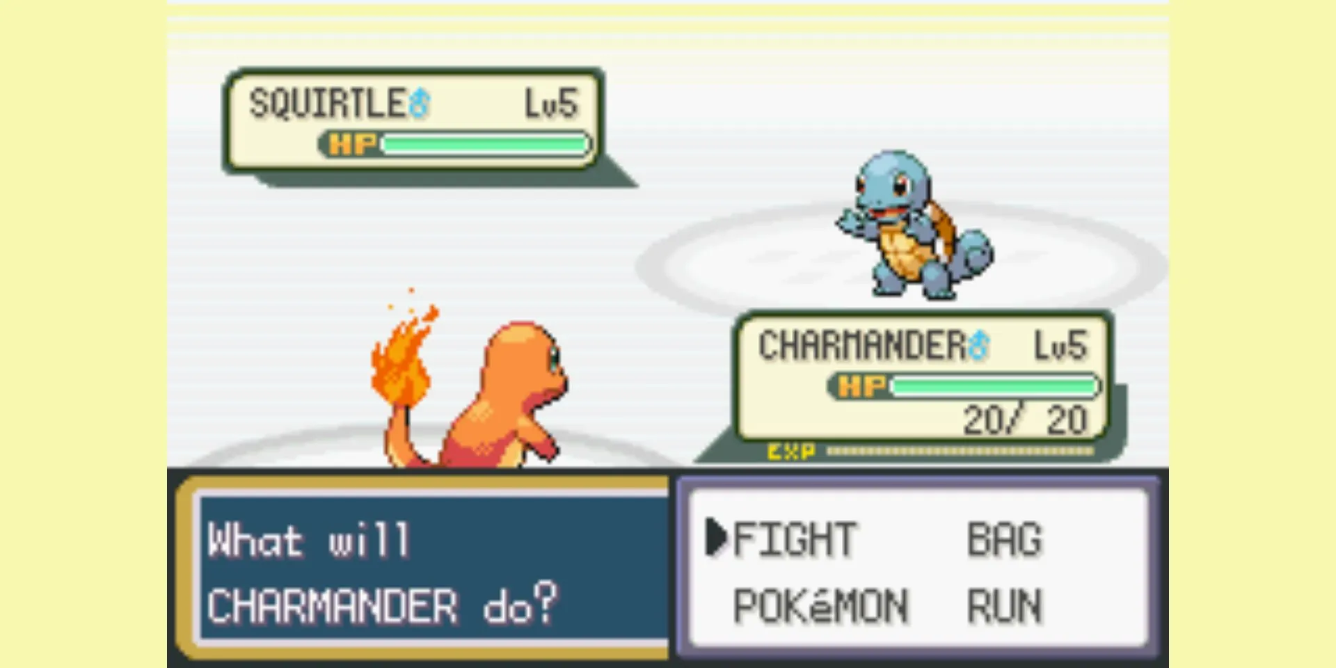Pokémon FireRed battle gameplay Pokémon FireRed battle gameplay
