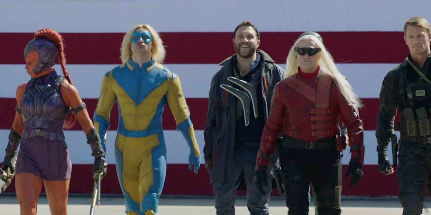 Action scene from the Suicide Squad