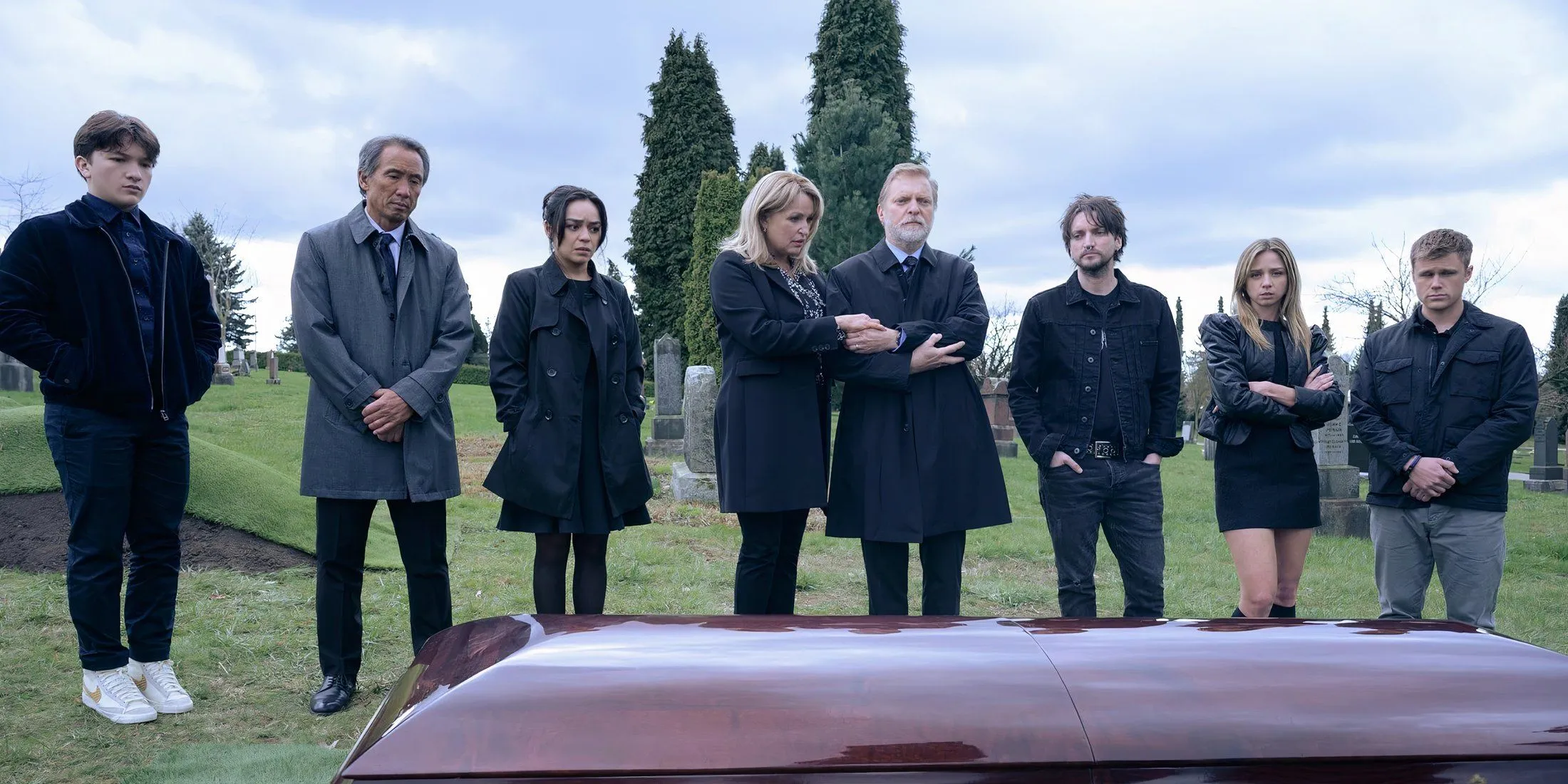 Funeral scene in Final Destination Bloodlines