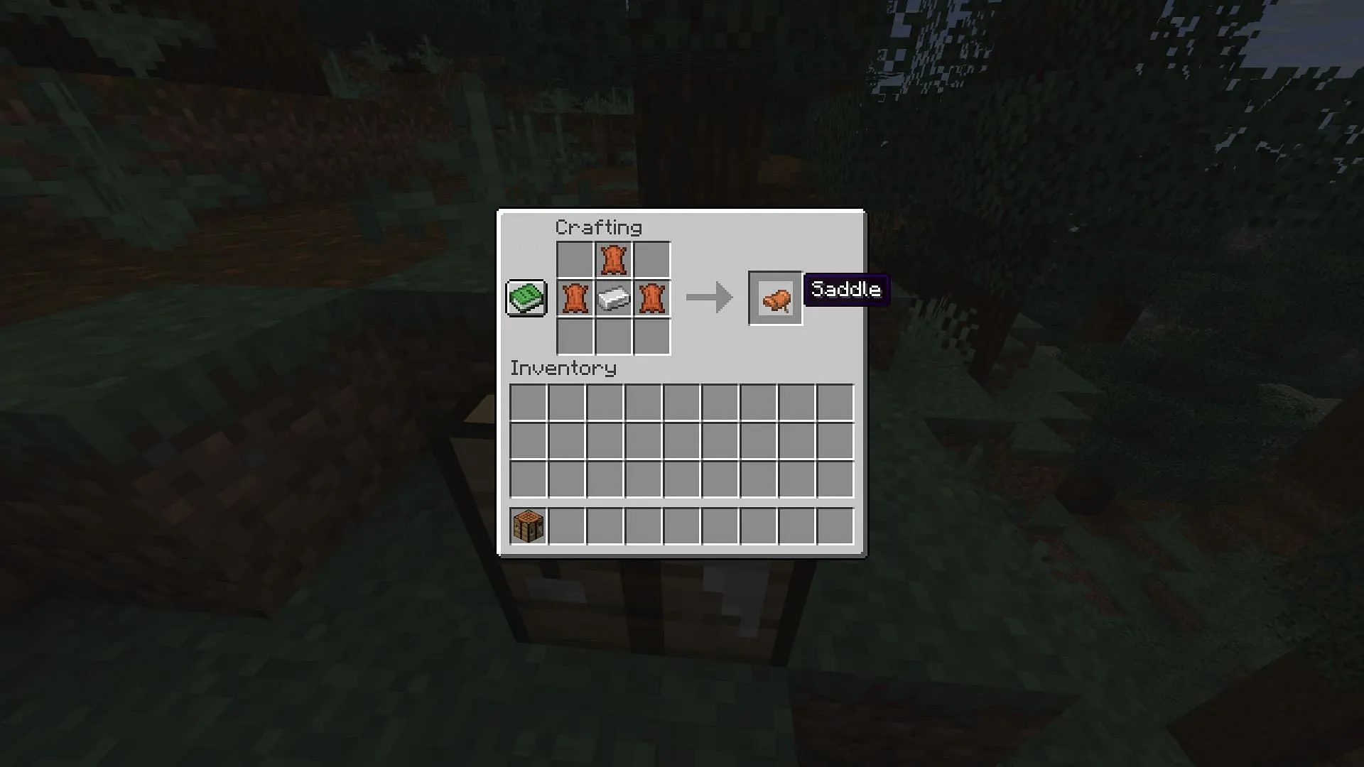 Saddles can be crafted in Minecraft summer game drop (Image via Sportskeeda Gaming || Mojang Studios)