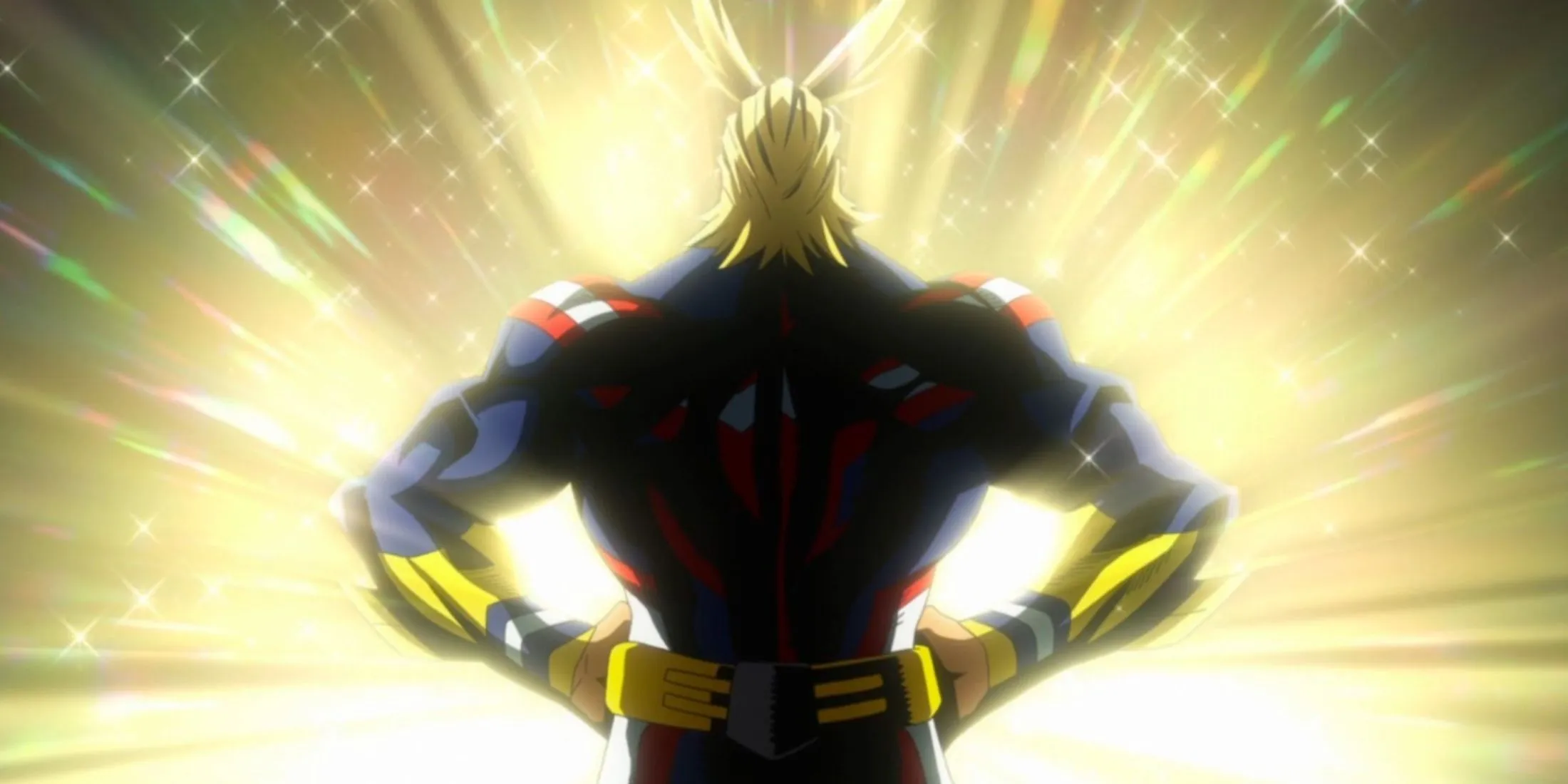 All Might back turn All Might back turn