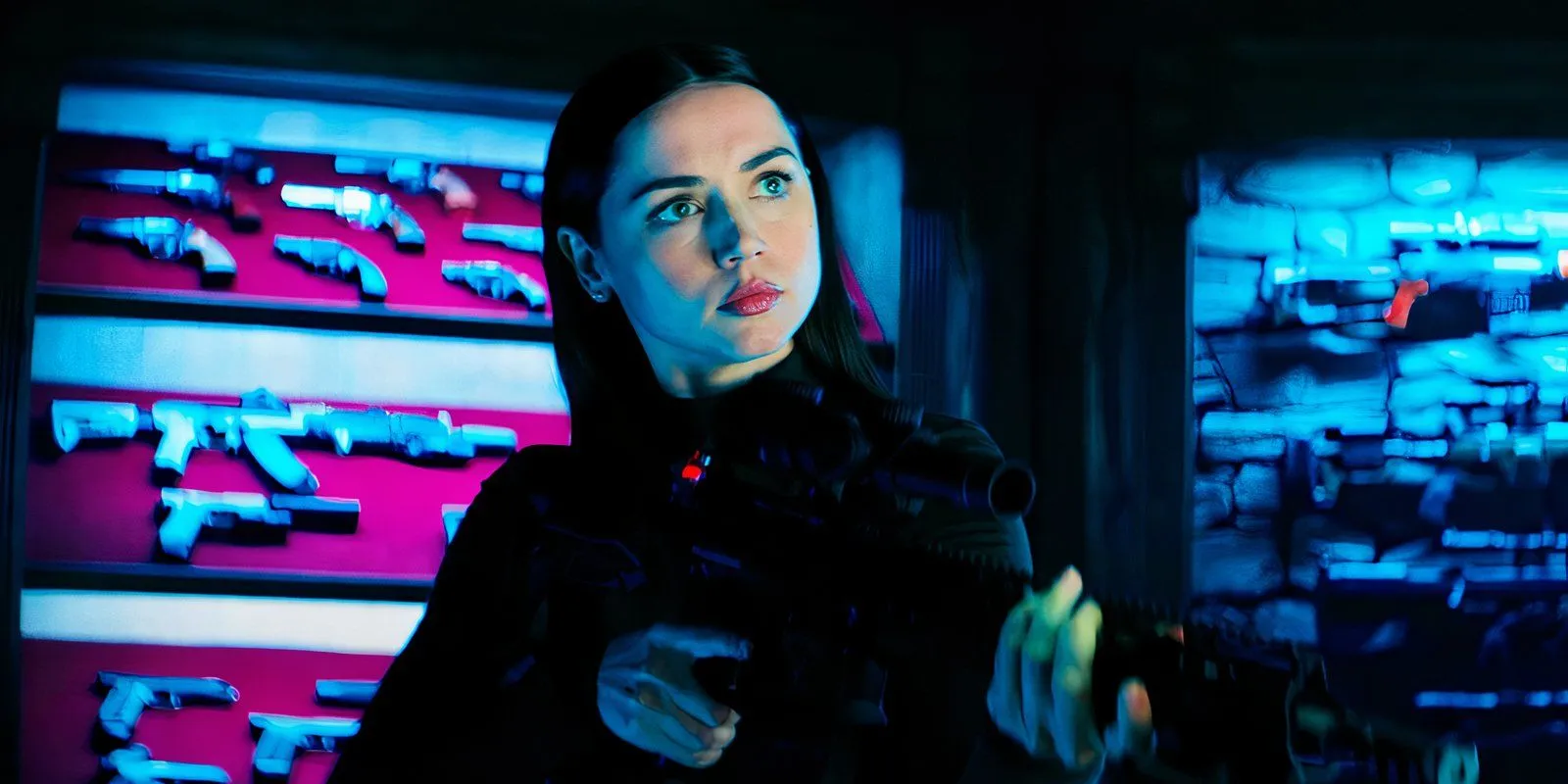 Ana de Armas as Eve with a rifle Ana de Armas as Eve with a rifle