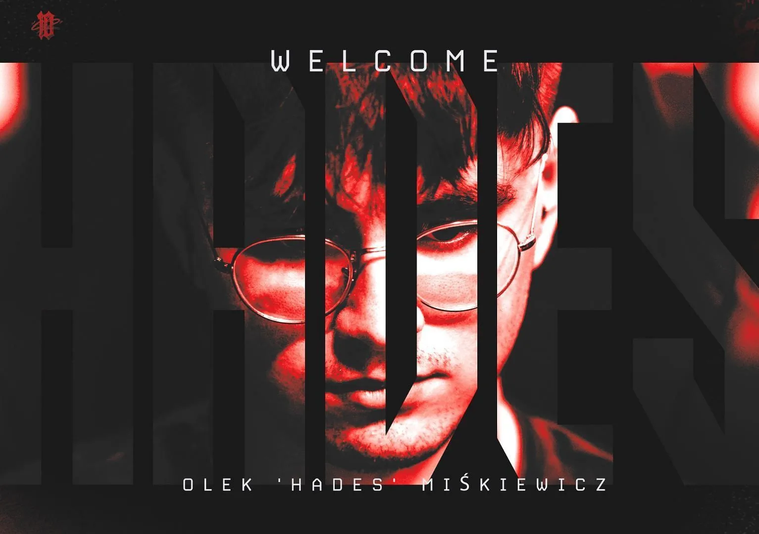 Announcement poster for hades' joining (Image via X || @G2CSGO)