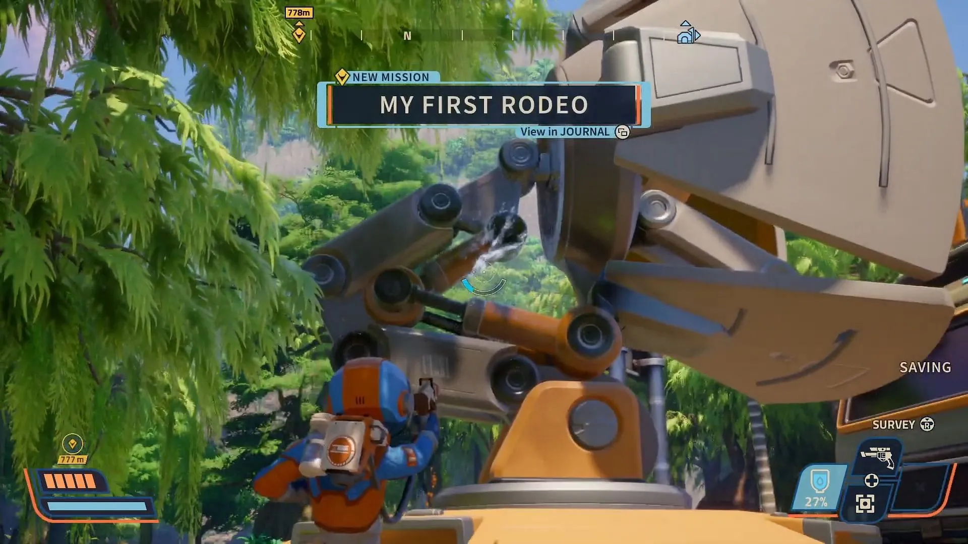 Unlocking My First Rodeo quest (Image via Raccoon Logic Studios // YouTube@Hikikomori Gaming) Unlocking My First Rodeo quest (Image via Raccoon Logic Studios // YouTube@Hikikomori Gaming)