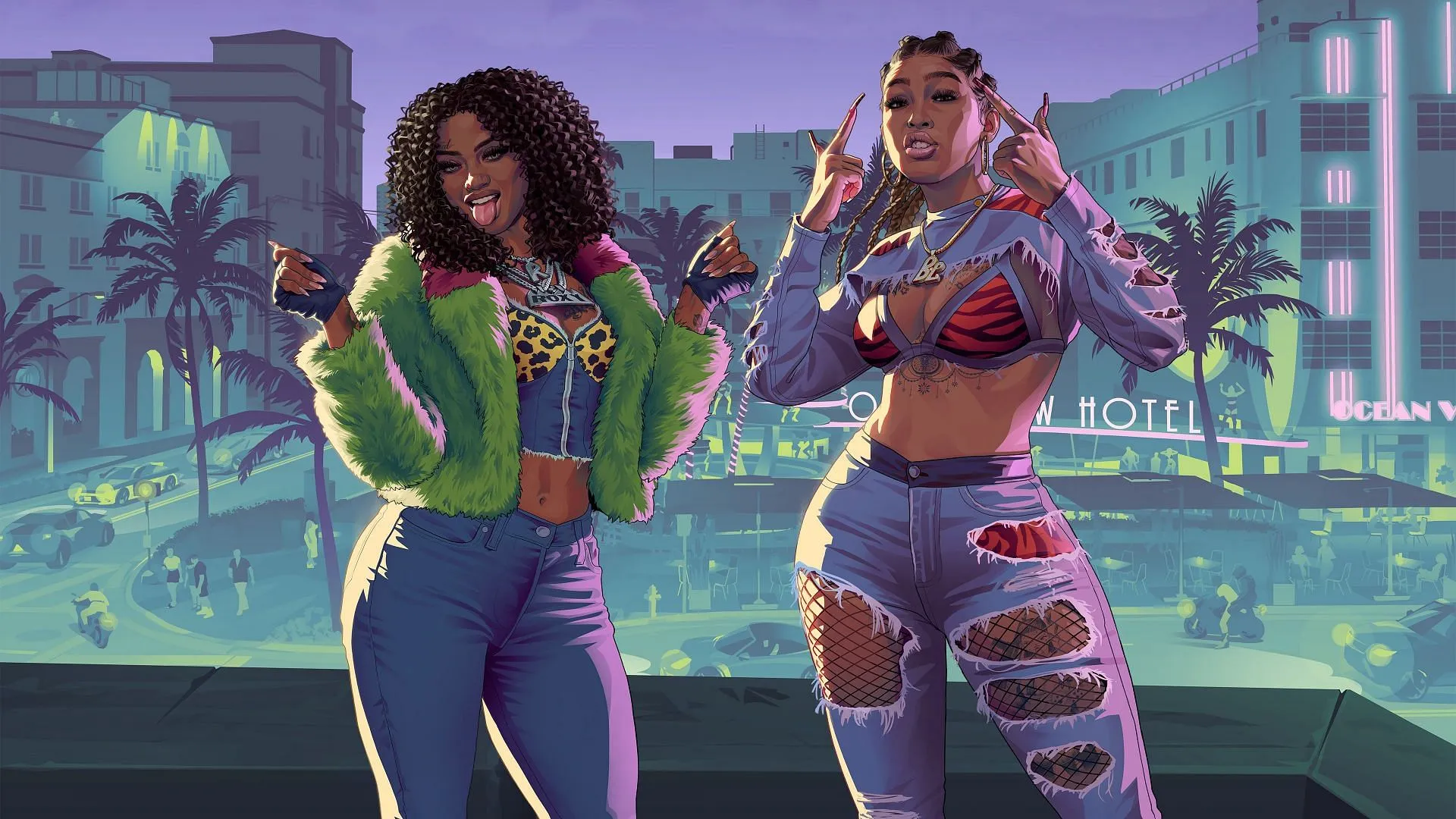 Roxy and Bae Luxe from Real Dimez rap duo Roxy and Bae Luxe from Real Dimez rap duo