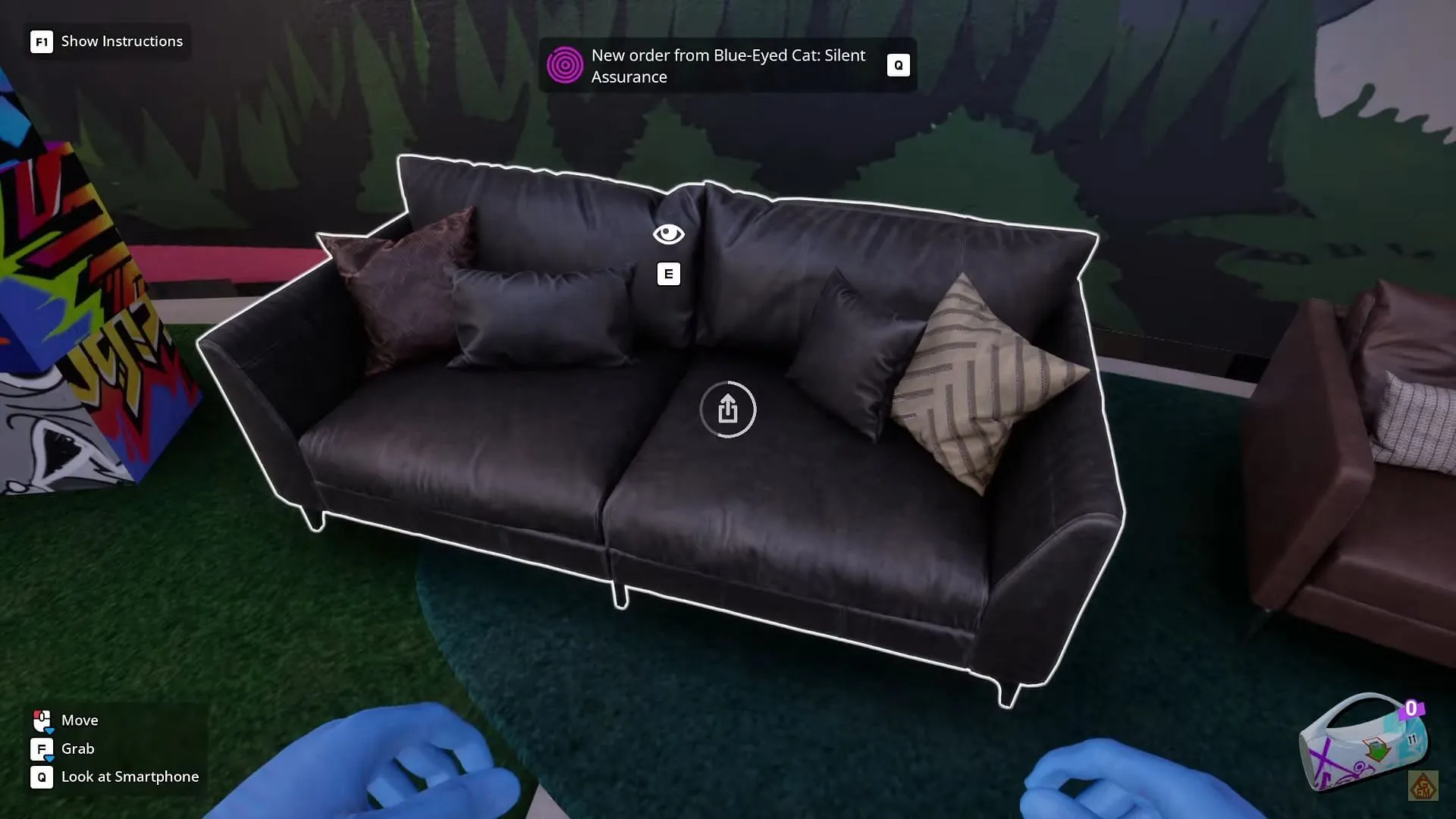 Move the sofa chair to obtain one of the Hoaxy Bills in Cash Cleaner Simulator. Move the sofa chair to obtain one of the Hoaxy Bills in Cash Cleaner Simulator.