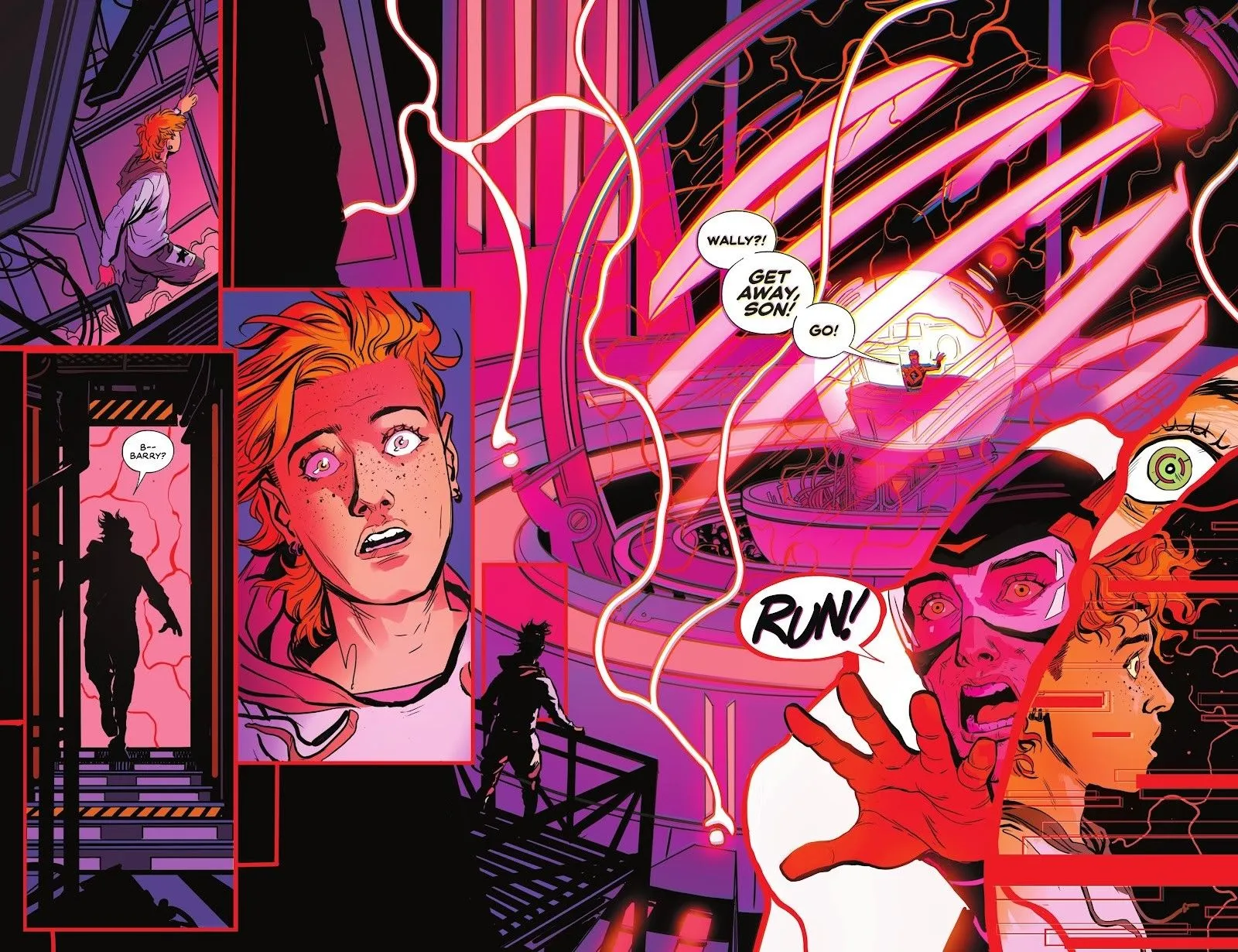 Barry Allen Warns Wally West Barry Allen Warns Wally West