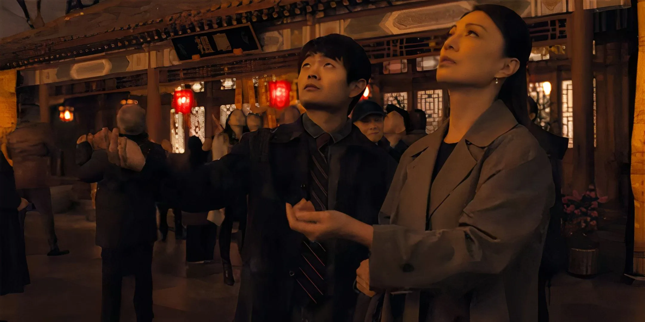Ben Wang's Li Fong and Ming-Na Wen in Karate Kid: Legends