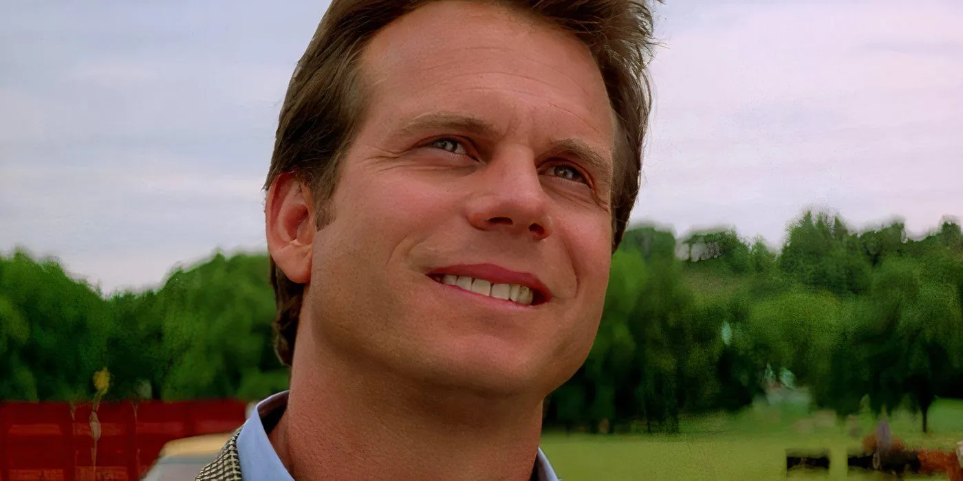 Bill Paxton as Bill Harding Smiling in Twister Bill Paxton as Bill Harding Smiling in Twister