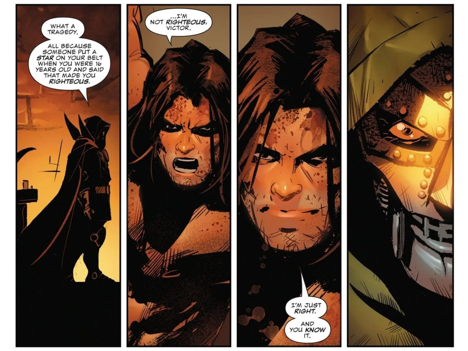 Bucky Barnes Opposite Doctor Doom