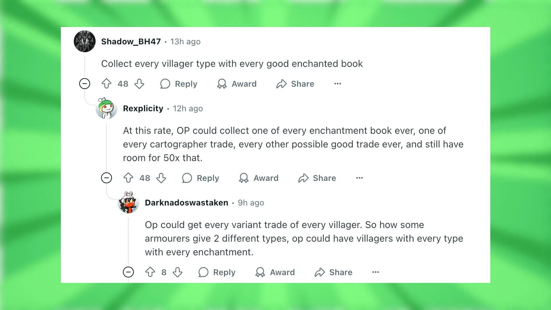 Redditors discuss the enormous size of the trading hall (Image via Reddit) Redditors discuss the enormous size of the trading hall (Image via Reddit)