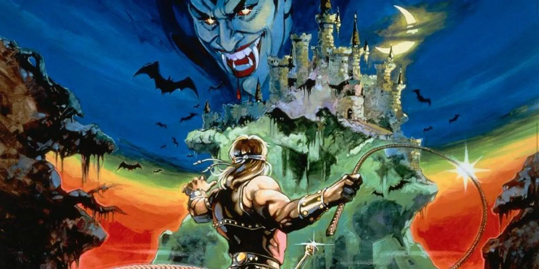 Castlevania NES Cover Castlevania NES Cover