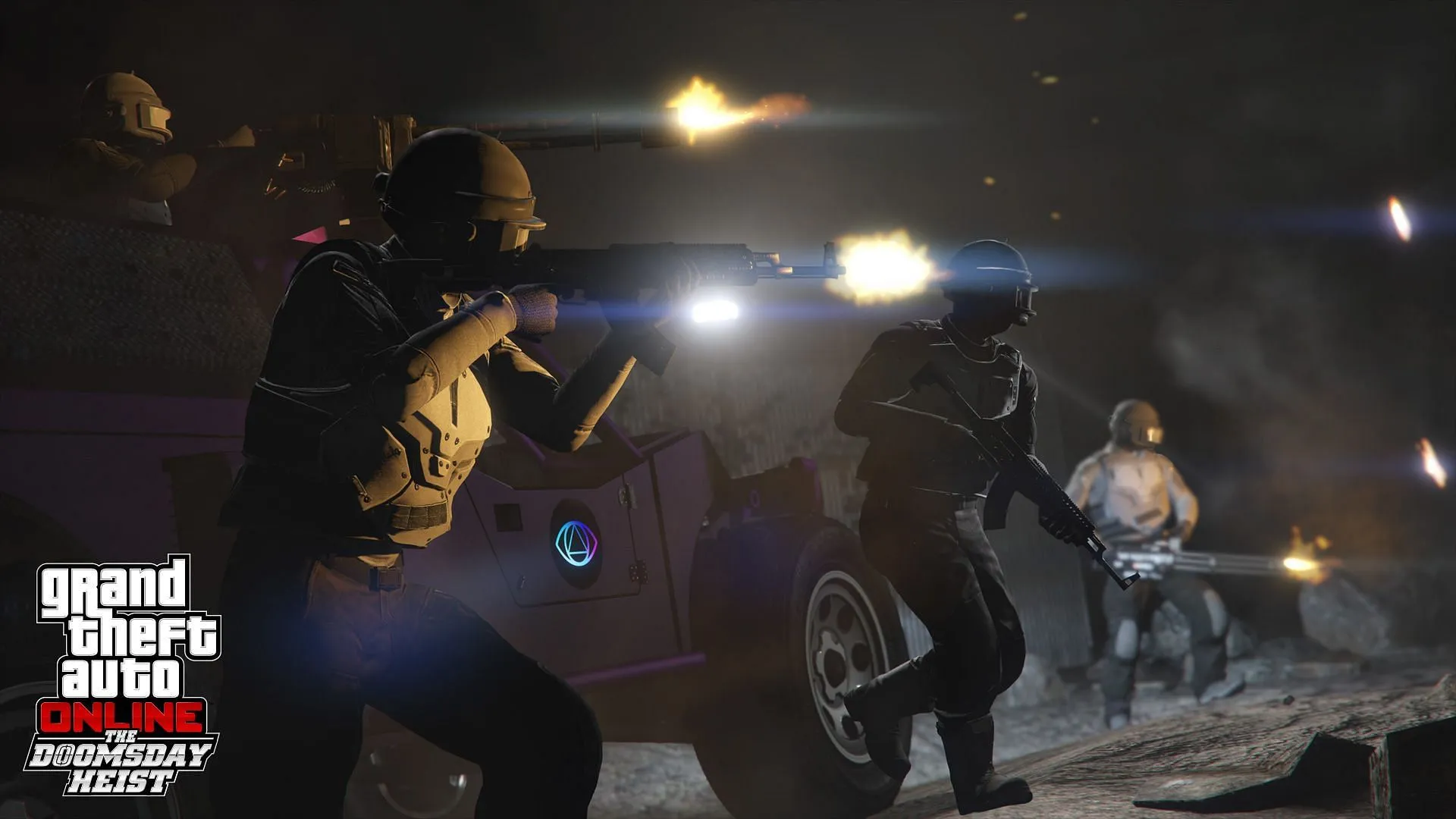 The Doomsday Heist promotional image (Image via Rockstar Games) The Doomsday Heist promotional image (Image via Rockstar Games)