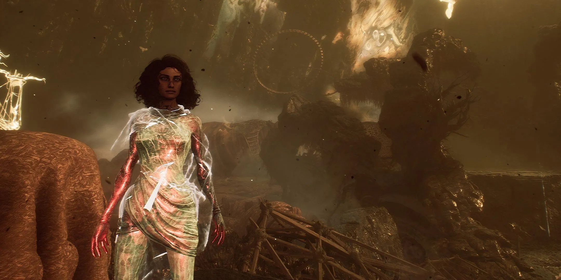 Sciel in shiny outfit