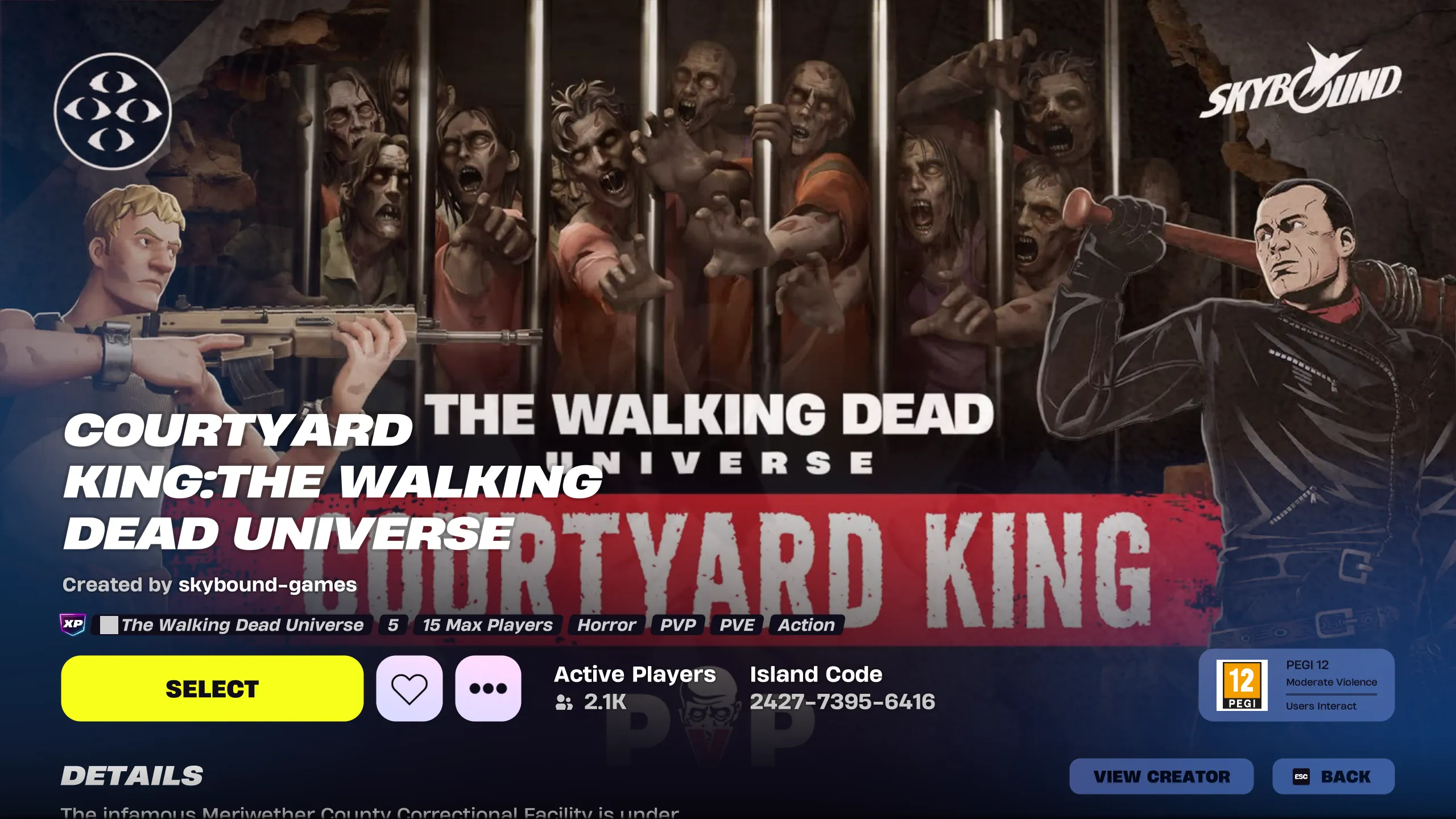The Walking Dead Universe in Fortnite