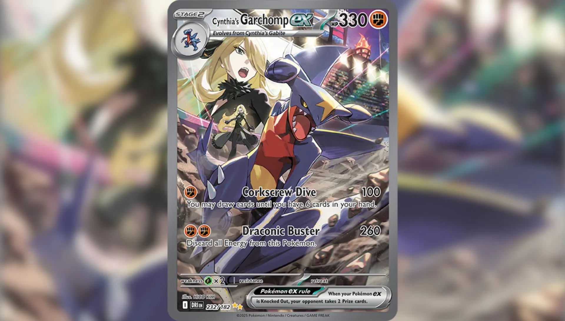 Garchomp EX Card