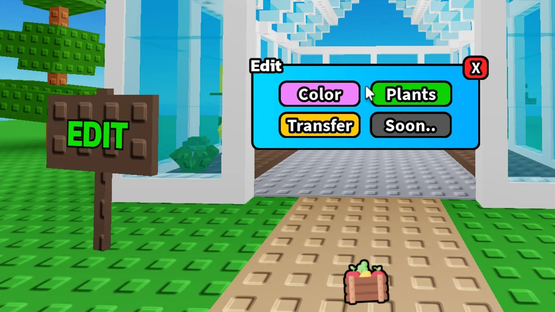 Maintain your personal greenhouse (Image via Roblox)
