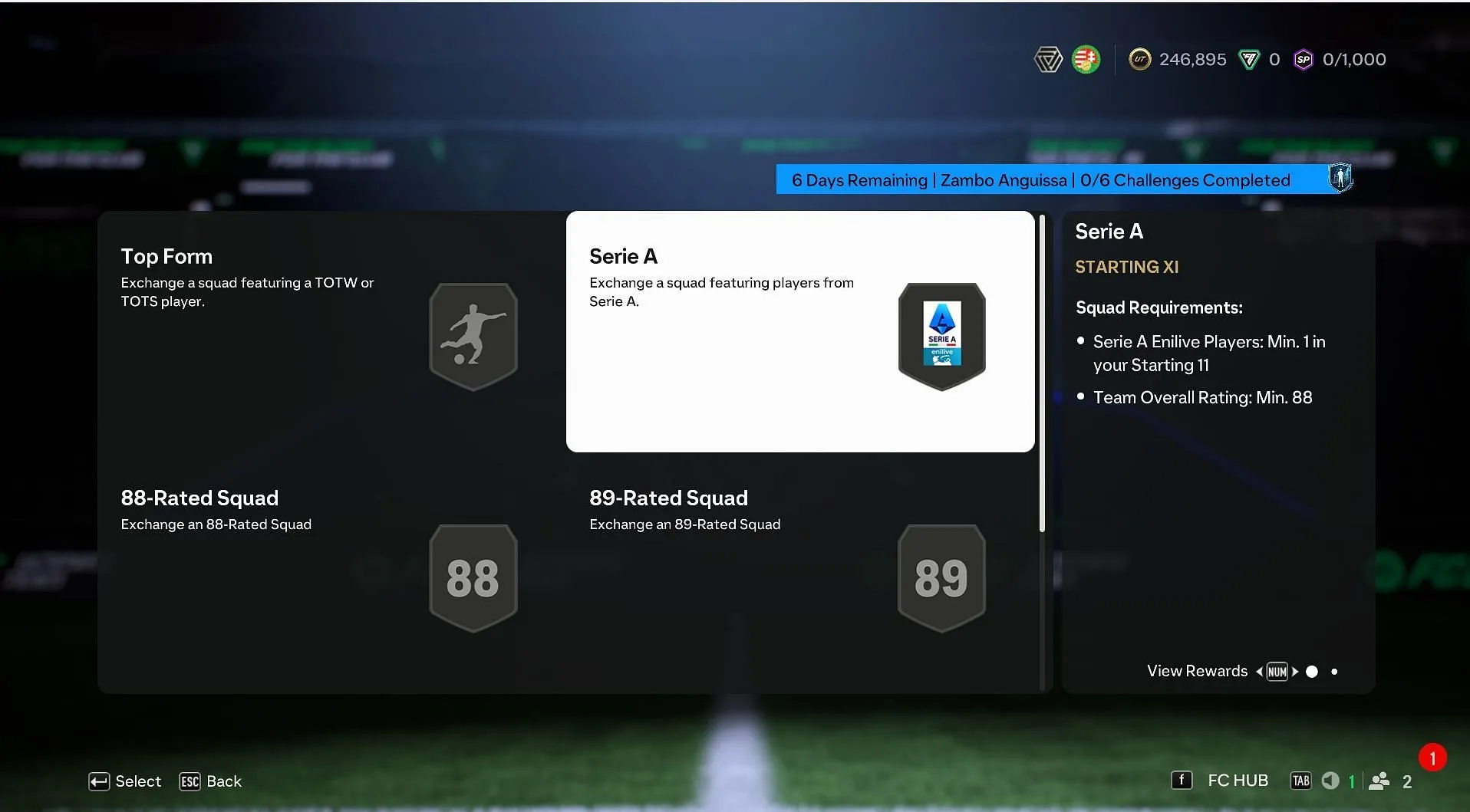 Tasks to complete the latest Zambo Anguissa SBC (Image via EA Sports) Tasks to complete the latest Zambo Anguissa SBC (Image via EA Sports)
