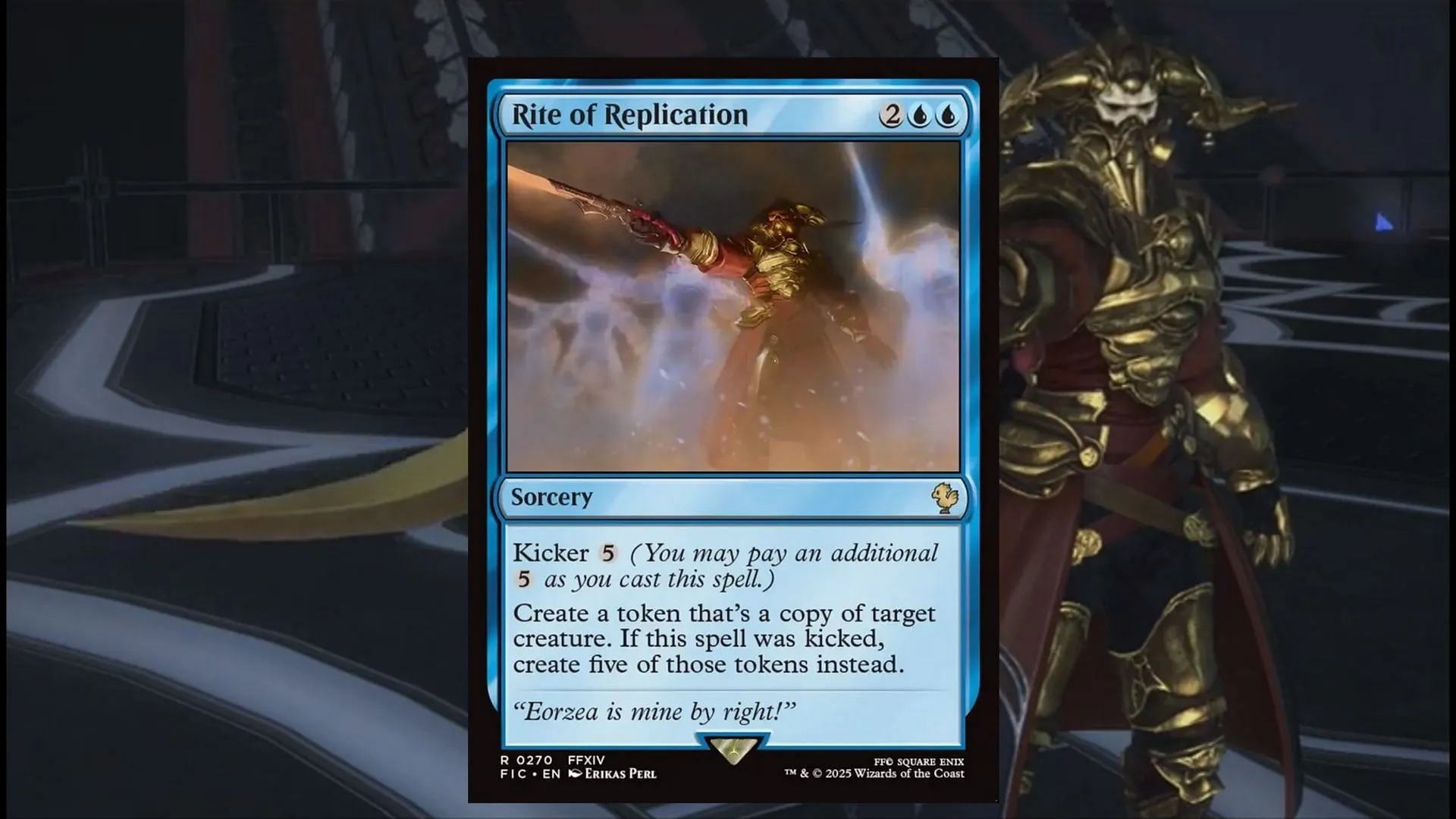 The fan edit of Rite of Replication resonates strongly with MTG Final Fantasy enthusiasts, presenting a fun alternative (Image via Wizards of the Coast) The fan edit of Rite of Replication resonates strongly with MTG Final Fantasy enthusiasts, presenting a fun alternative (Image via Wizards of the Coast)