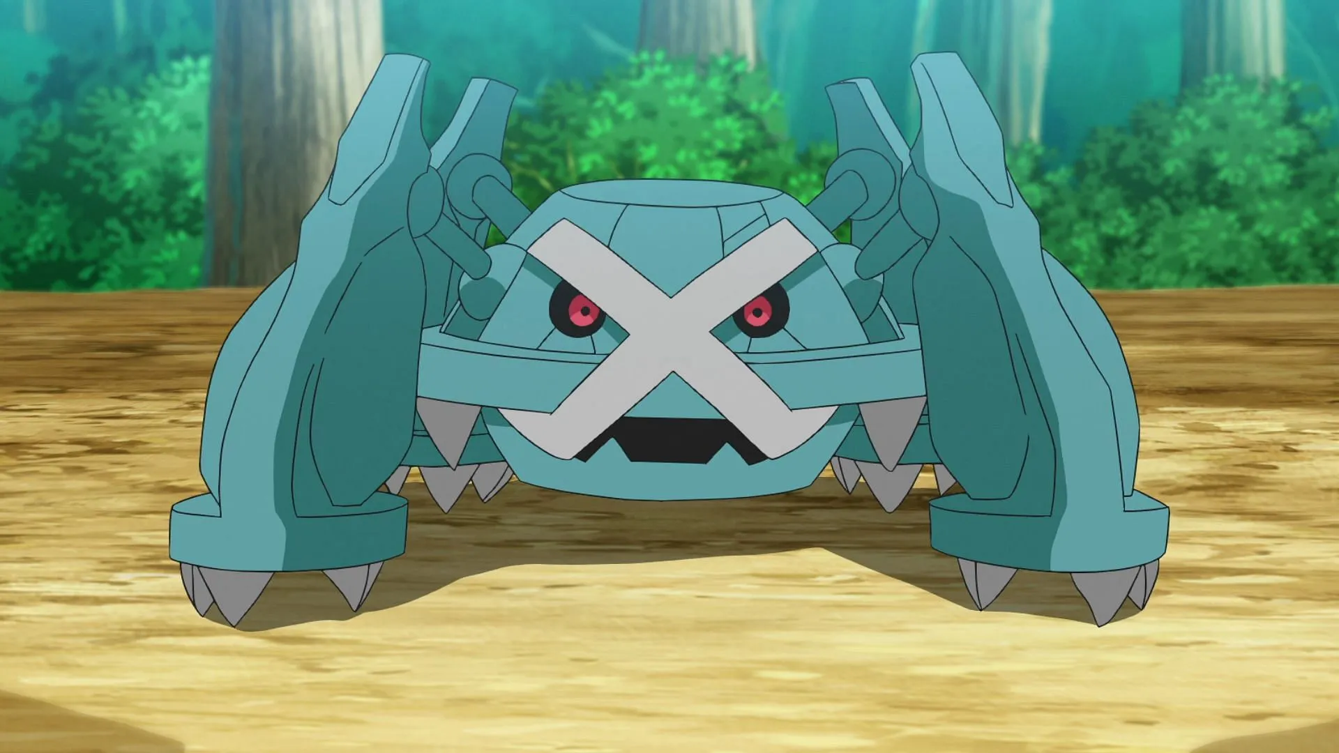 Metagross in the anime (Image via TPC) Metagross in the anime (Image via TPC)