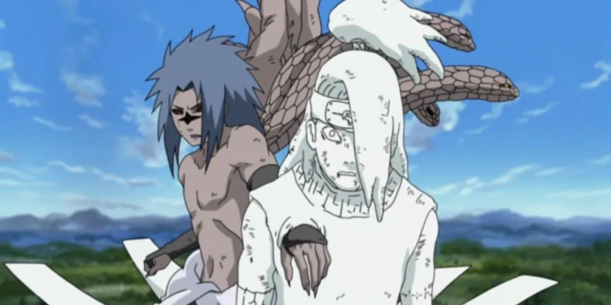 Battle between Deidara and Sasuke Battle between Deidara and Sasuke