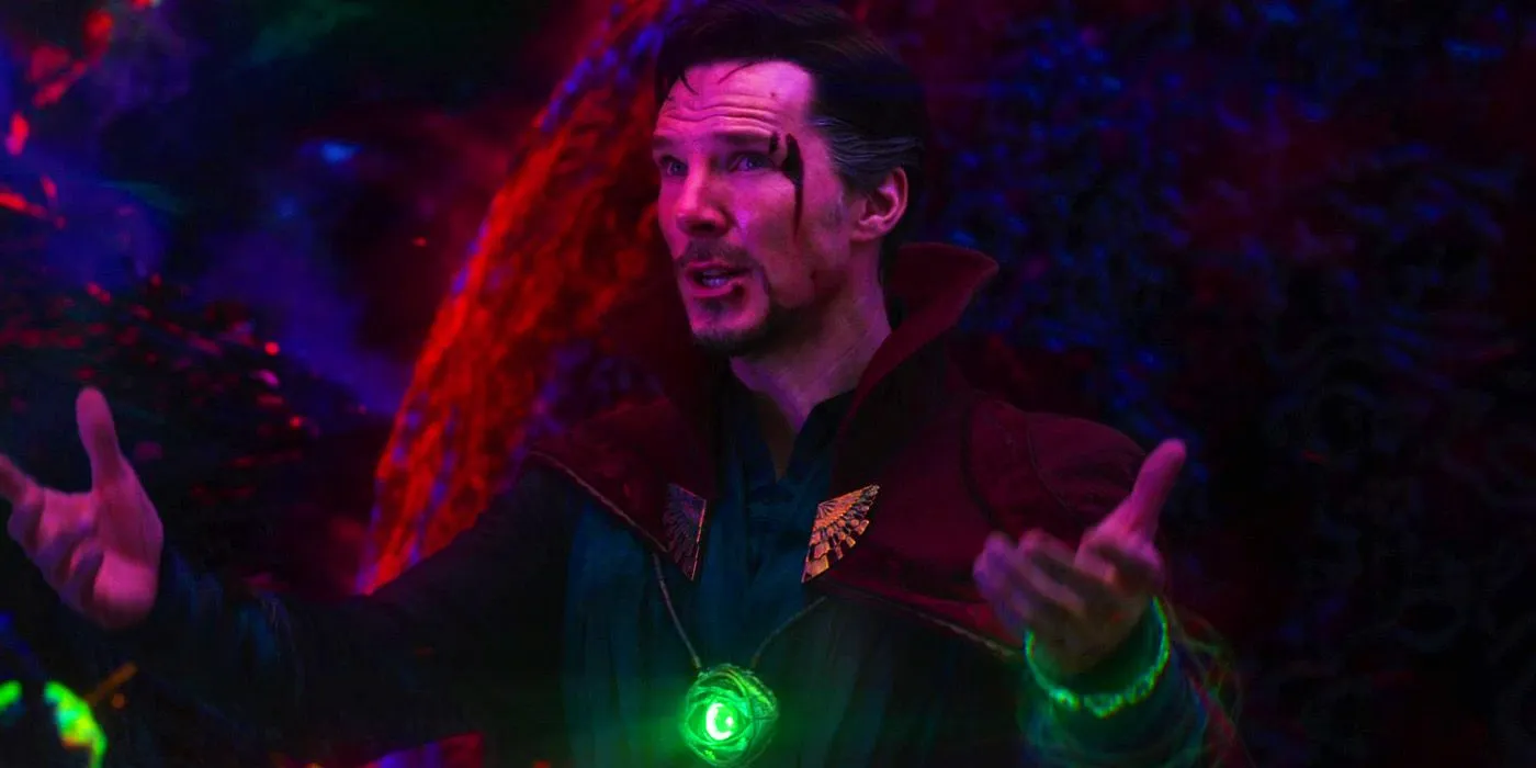 Doctor Strange trapping Dormammu in a time loop Doctor Strange trapping Dormammu in a time loop