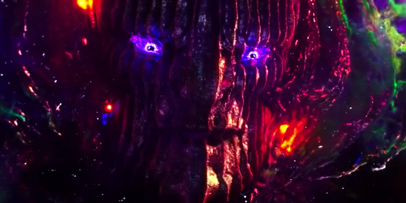 Dormammu facing Doctor Strange in the Dark Dimension Dormammu facing Doctor Strange in the Dark Dimension