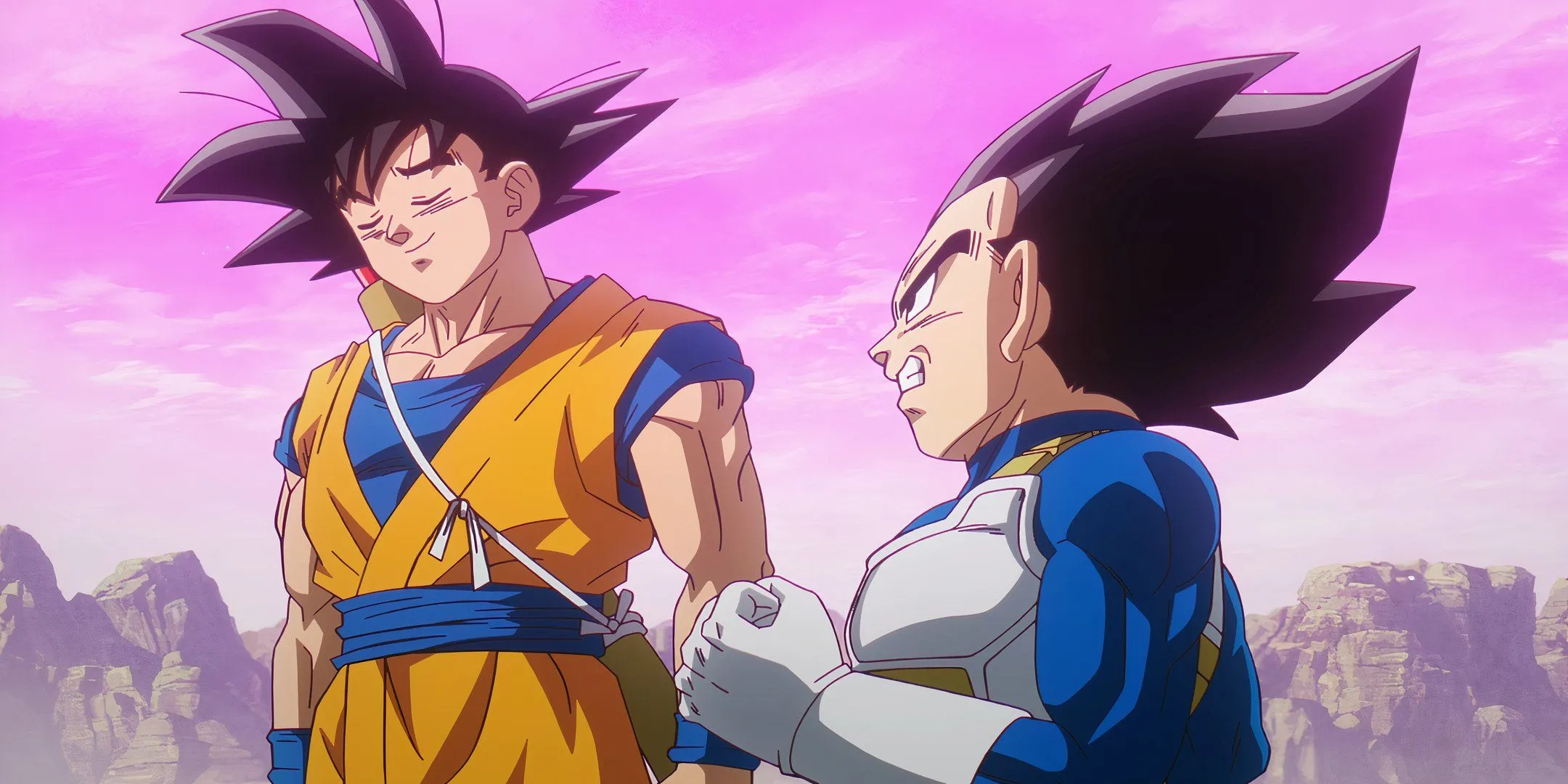 Goku and Vegeta in the finale Goku and Vegeta in the finale