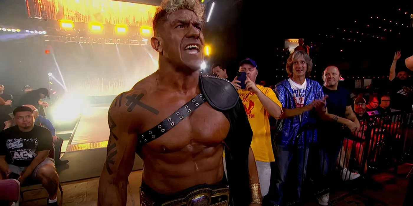 EC3 enters the arena as NWA World Champion