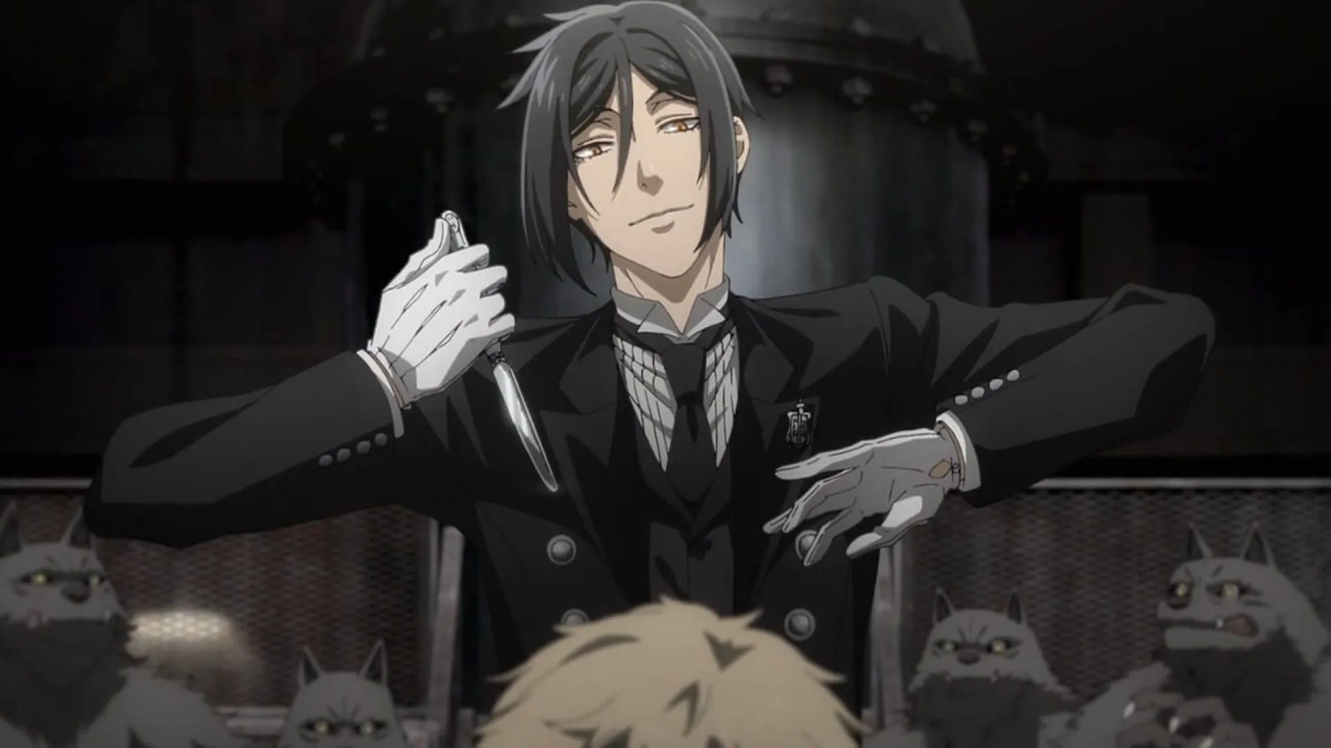 Sebastian unmasks the werewolf Sebastian unmasks the werewolf