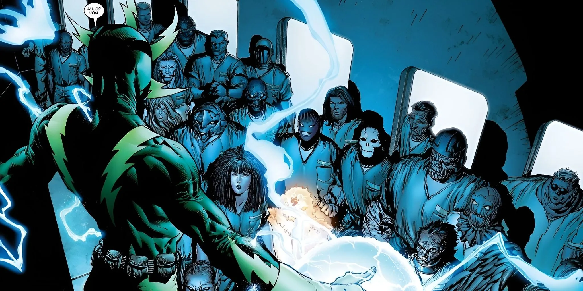 Electro Talks To The Raft's Inmates Before Breaking Them Out Electro Talks To The Raft's Inmates Before Breaking Them Out