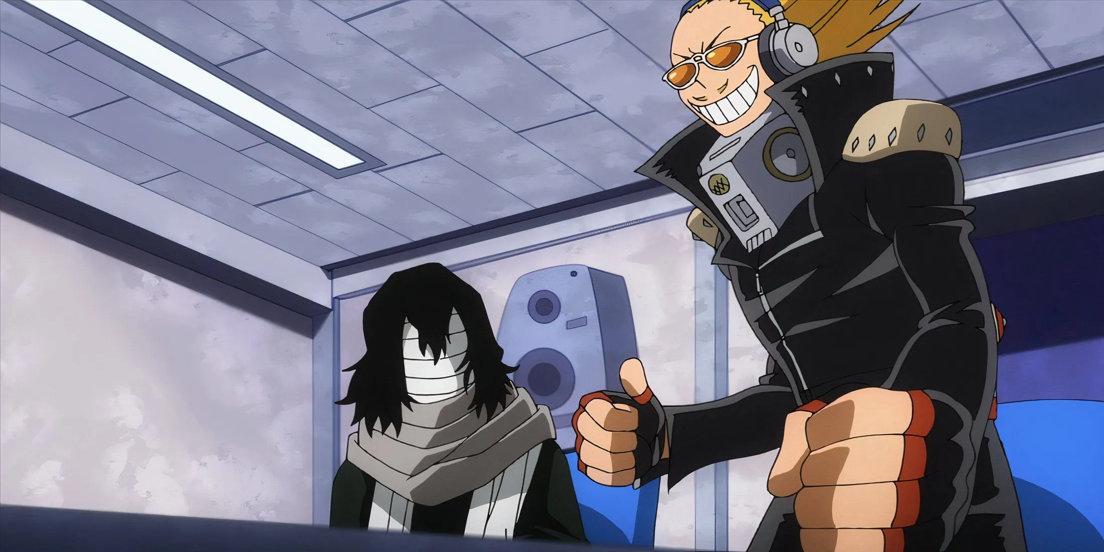 Aizawa and Present Mic