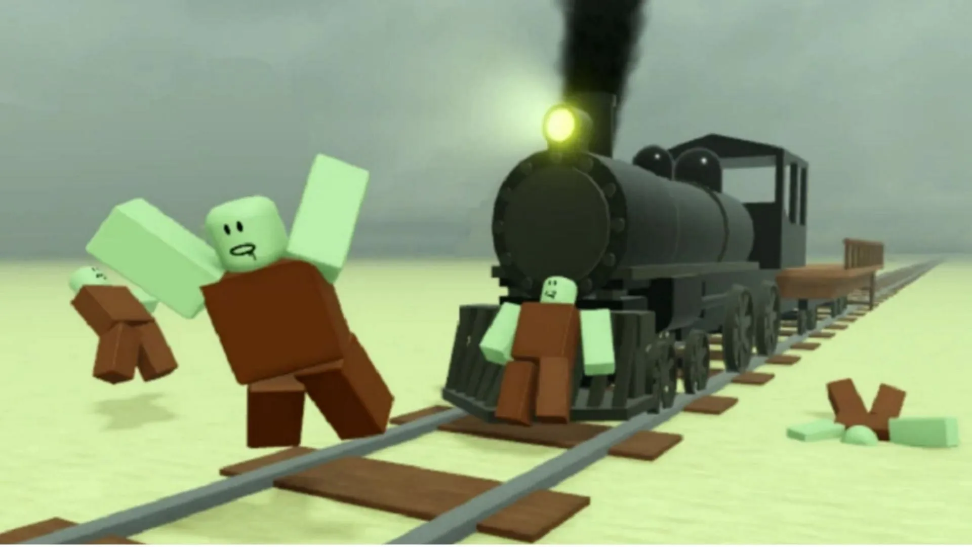 Make train parts and sell them to earn Bonds and Cash (Image via Roblox)