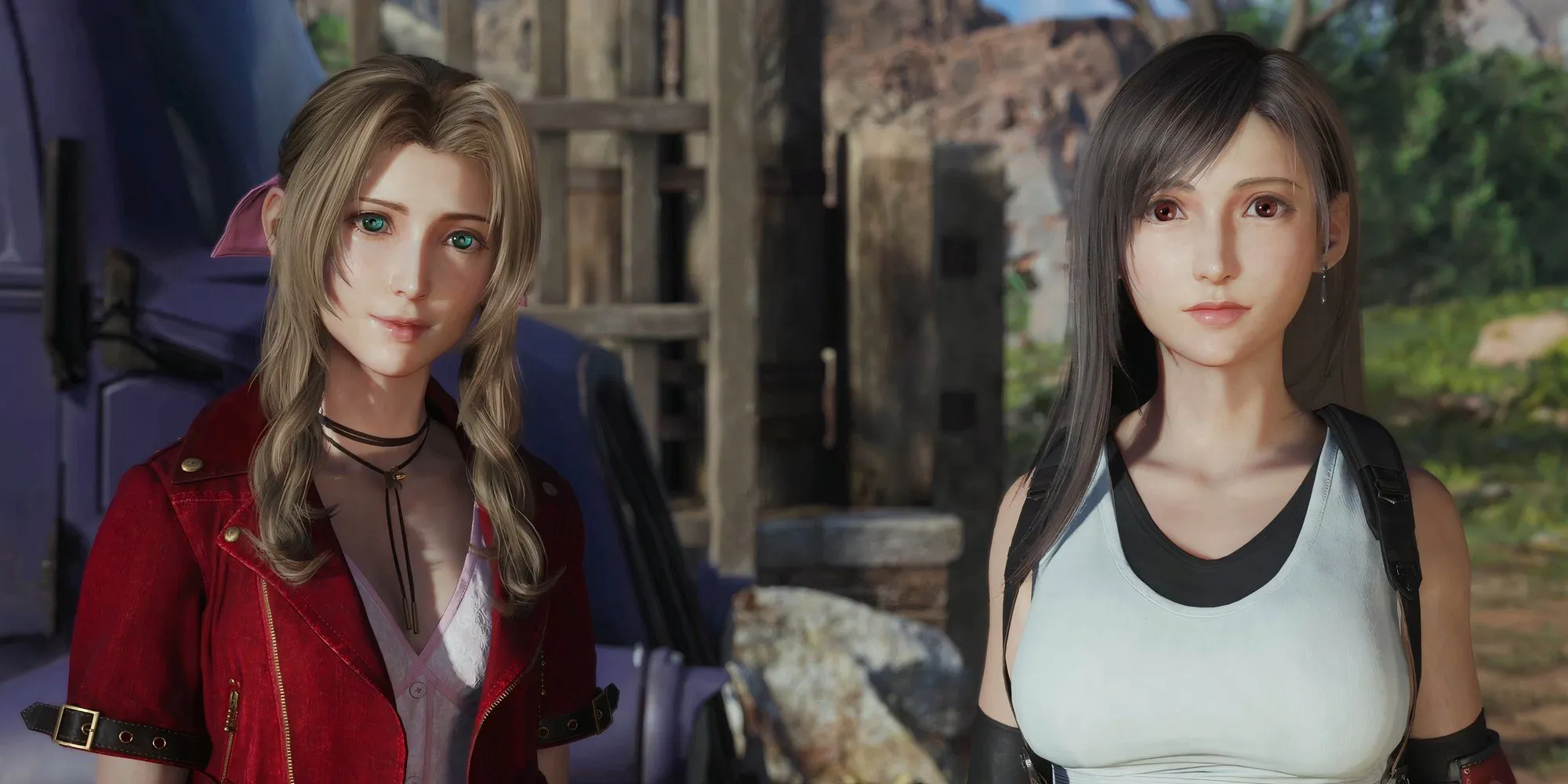 Tifa and Aerith in Final Fantasy 7 Rebirth
