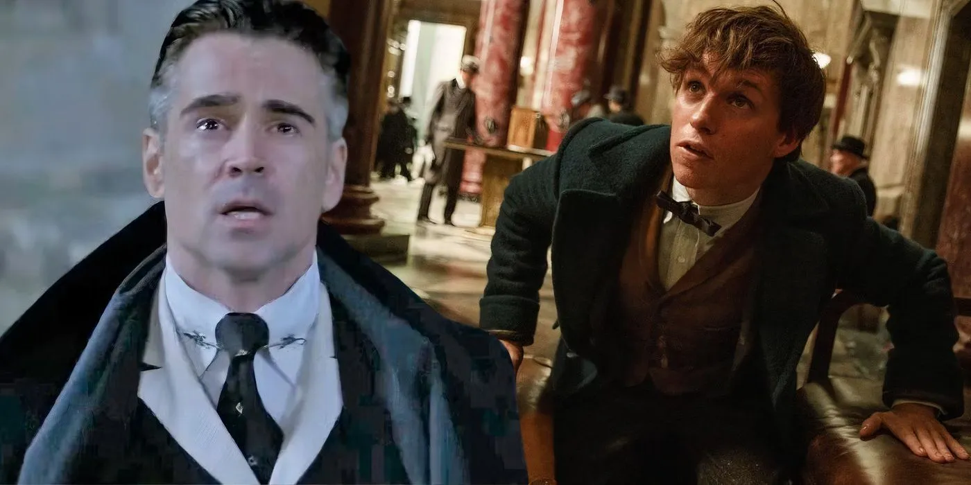 Grindelwald and Newt in Fantastic Beasts Grindelwald and Newt in Fantastic Beasts