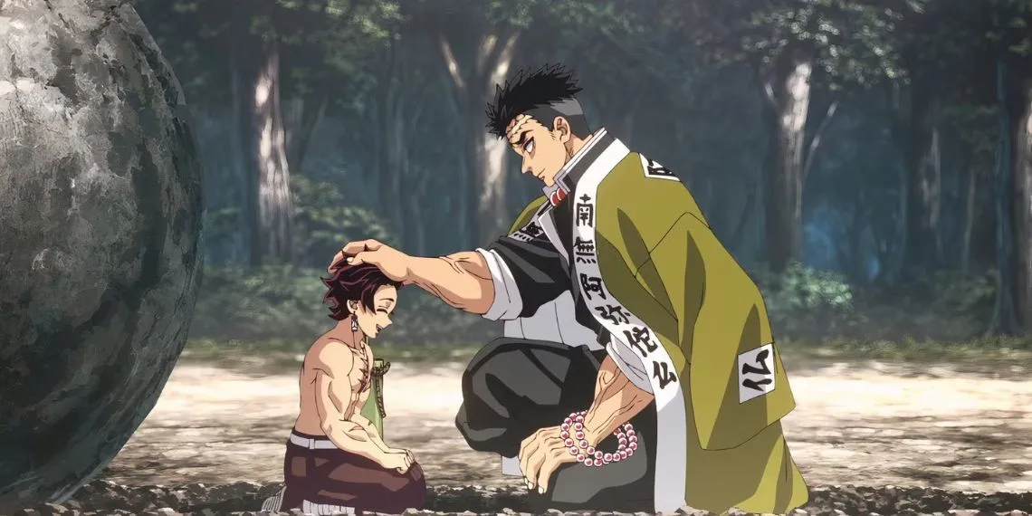 Training with Hashira in Demon Slayer