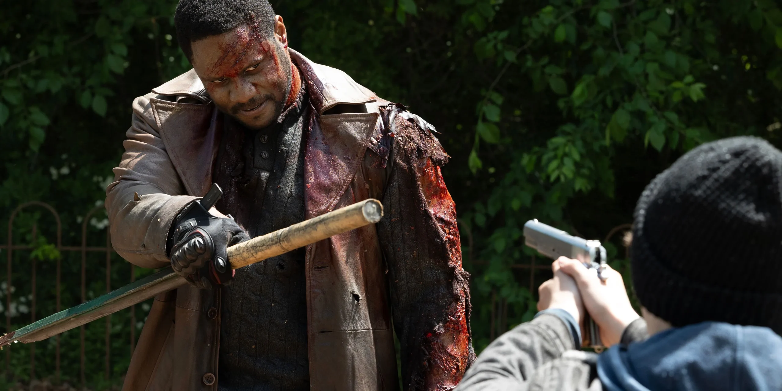 Hershel being attacked Hershel being attacked