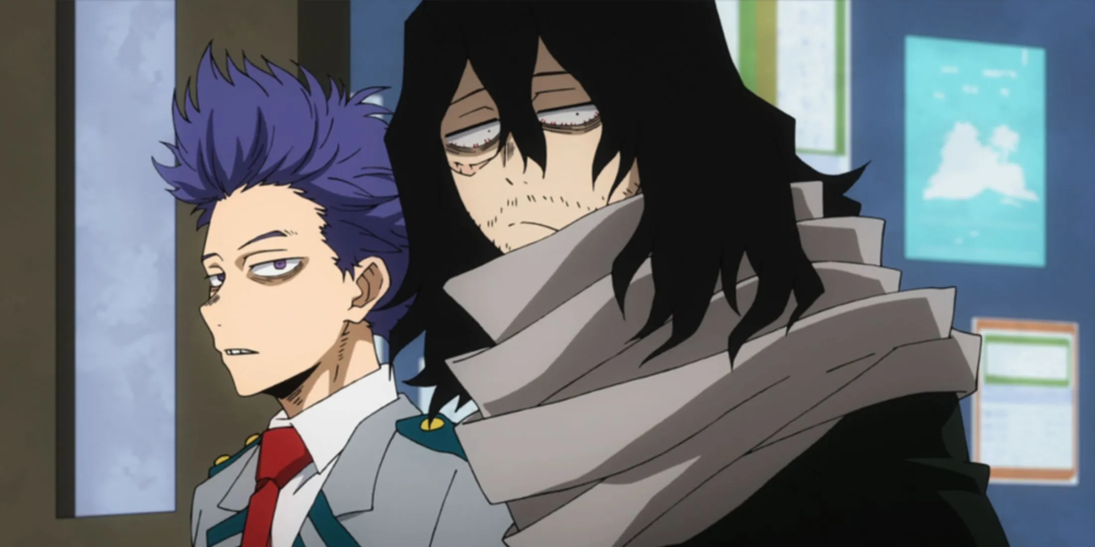Shinso with Aizawa