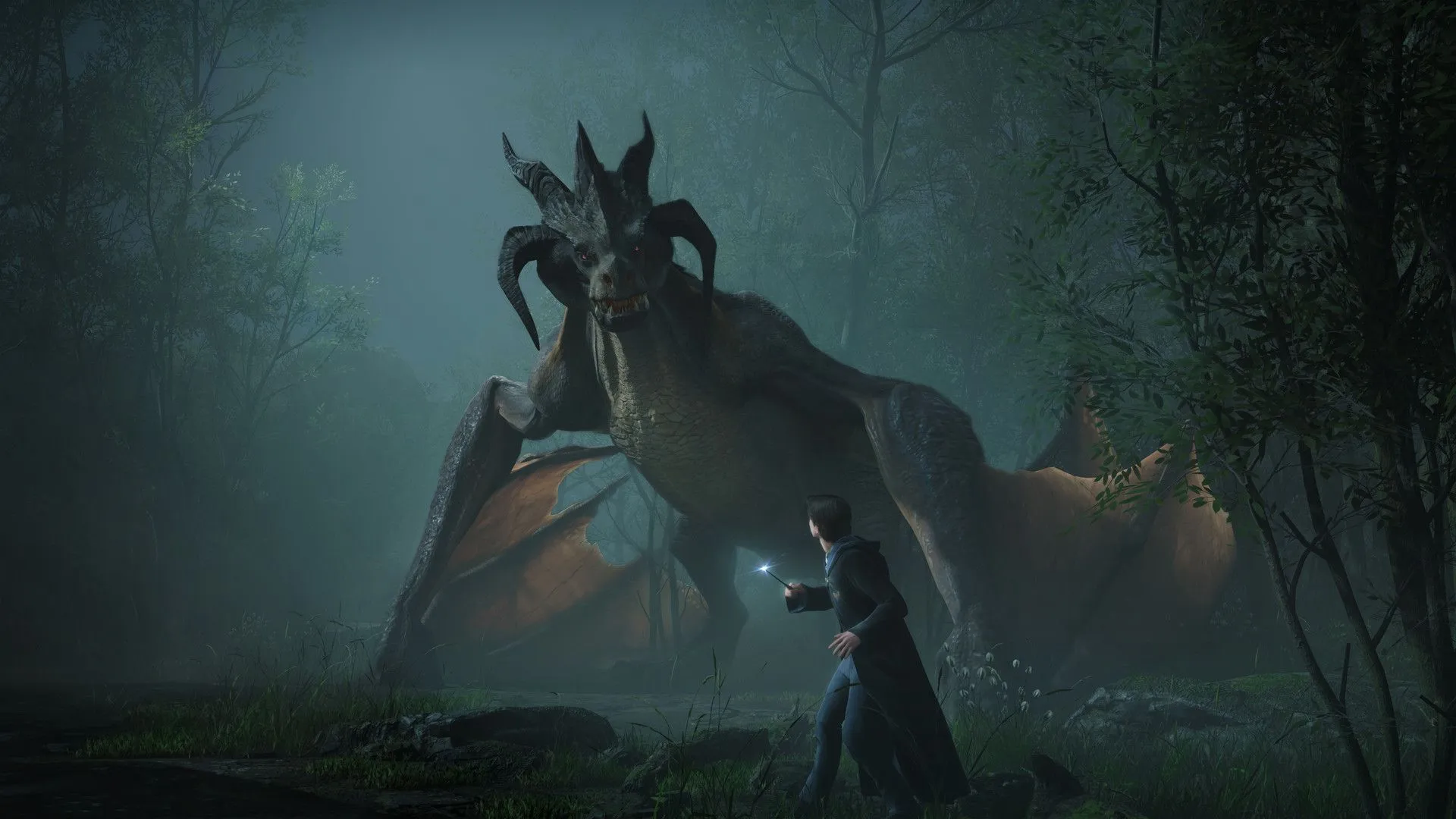 Dragon Encounter in Hogwarts Legacy Dragon Encounter in Hogwarts Legacy