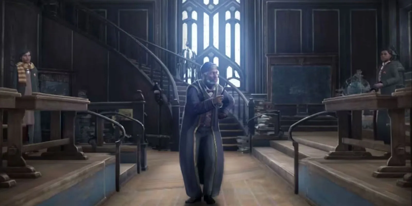 Professor teaching class at Hogwarts Professor teaching class at Hogwarts