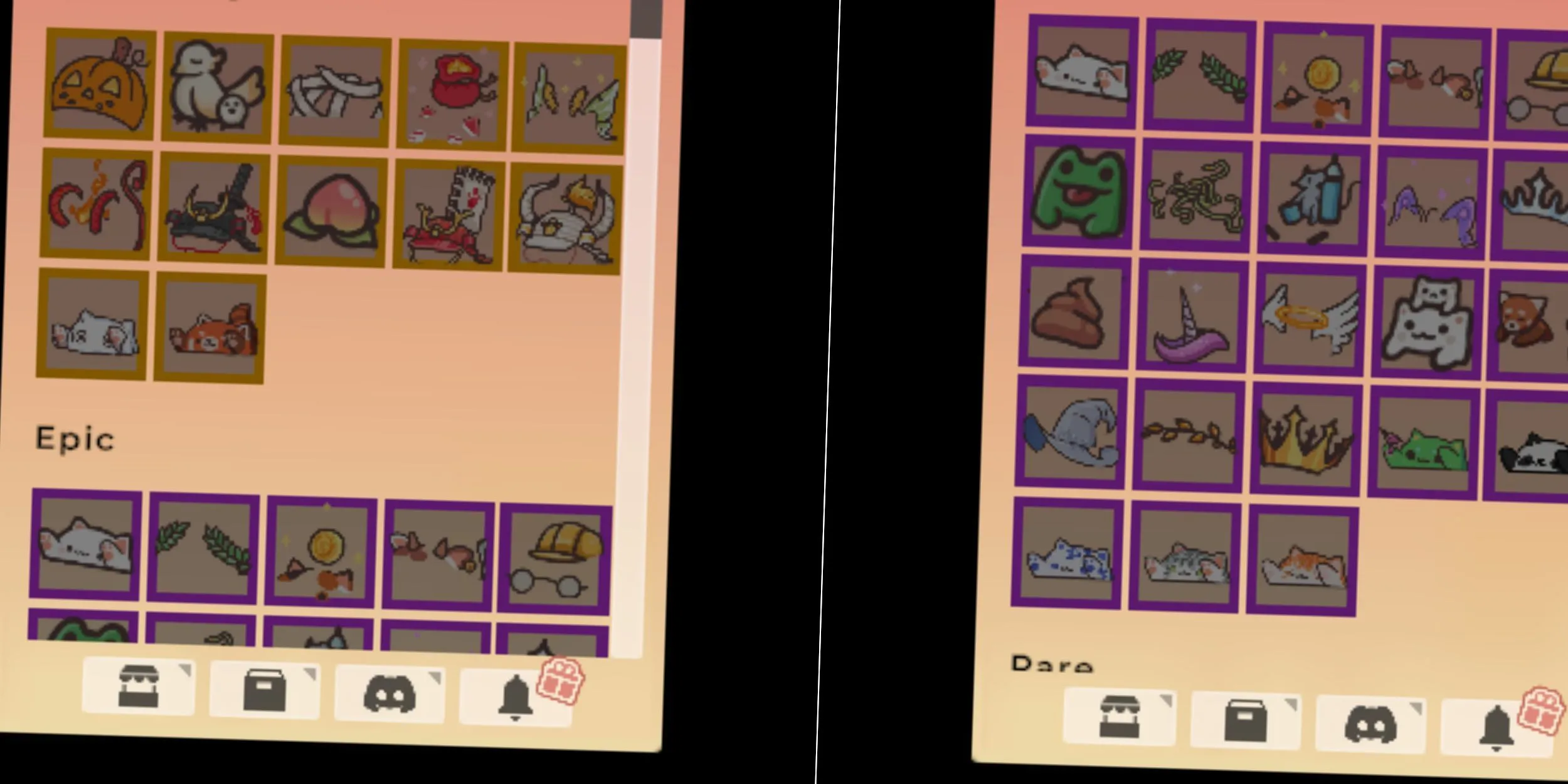 Epic and Legendary items in Bongo Cat Epic and Legendary items in Bongo Cat