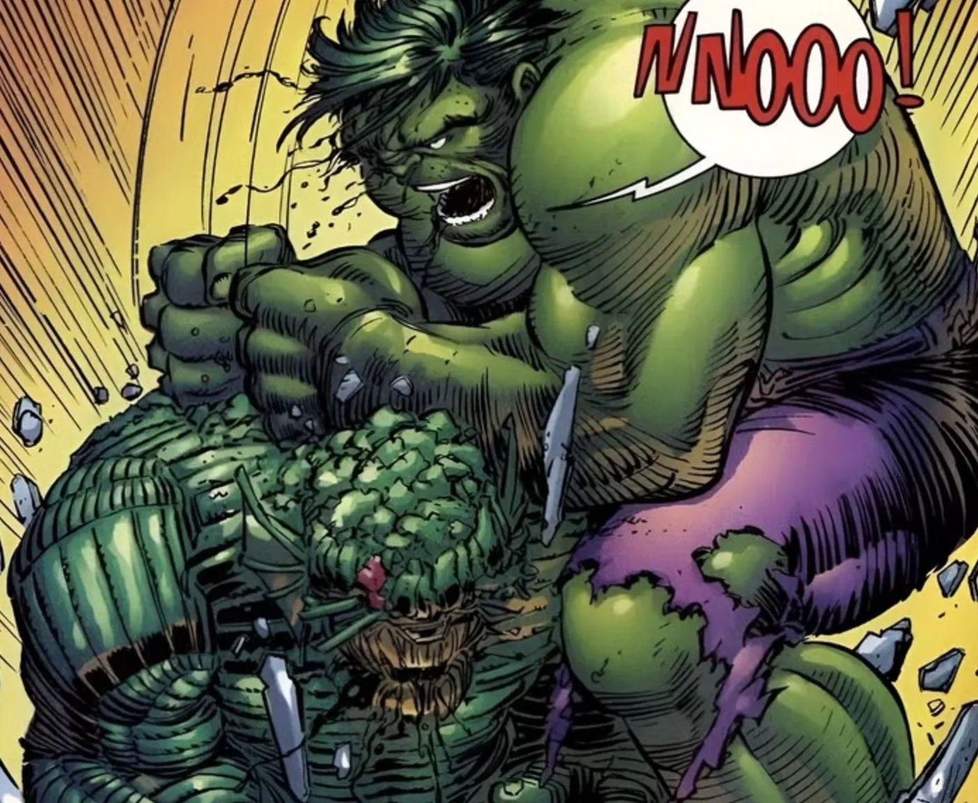 Hulk fights Abomination Hulk fights Abomination