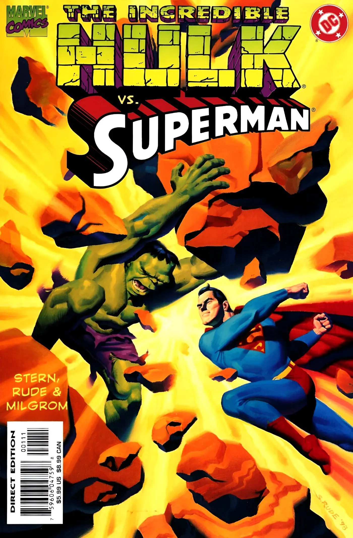 The Incredible Hulk vs. Superman #1 Cover The Incredible Hulk vs. Superman #1 Cover