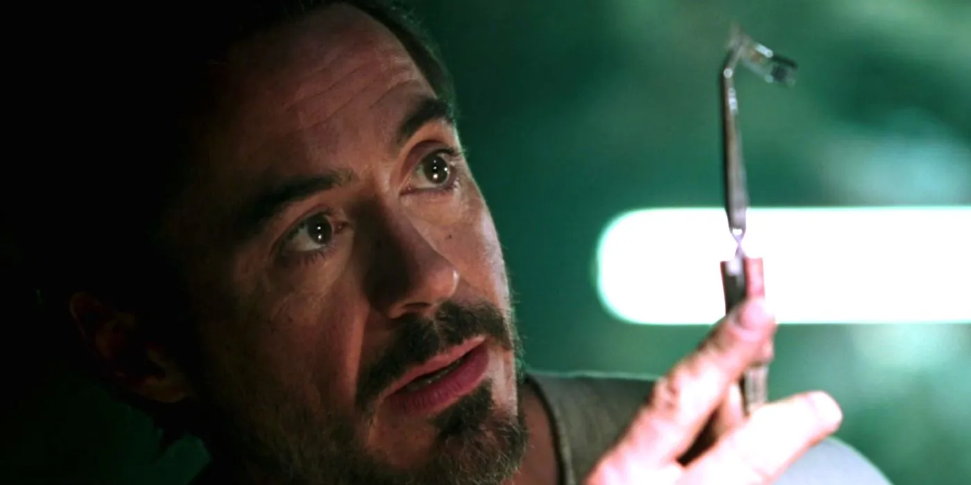 Robert Downey Jr. as Tony Stark in Iron Man (2008) Robert Downey Jr. as Tony Stark in Iron Man (2008)