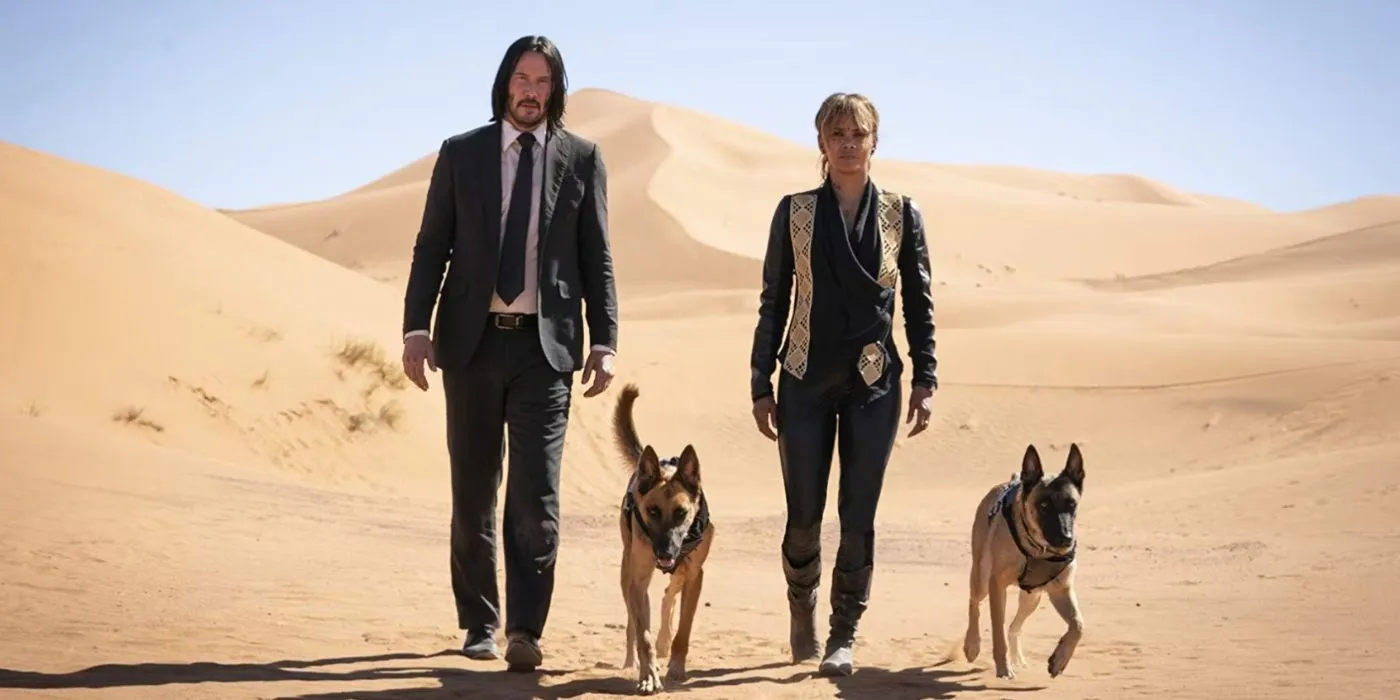 John Wick with his dog