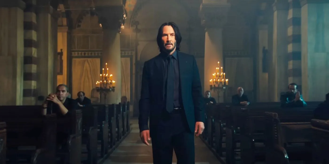 John Wick in church